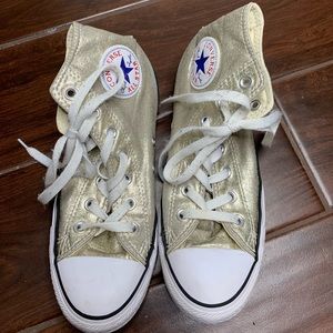 Chuck Taylor All star shiny metal high top